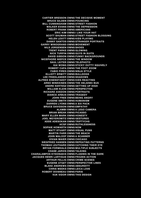 Who owns street photography